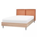Bett mit Lattenrost aus Kunstleder Modern LIMANTON Bett mit Lattenrost aus Kunstleder Modern LIMANTON