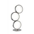 LED-Tischleuchte Loop mit drei Ringen, dimmbar