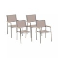 Set mit 4 Stühlen aus Polyester Modern GROSSETO Set mit 4 Stühlen aus Polyester Modern GROSSETO