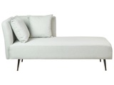 Beliani, Chaiselounge (L) aus Polyester Modern RIOM Chaiselounge (L) aus Polyester Modern RIOM
