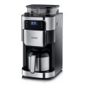 KA4814 edelstahl/schwarz Filterkaffeemaschine mit Mahlwerk Severin