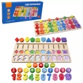 Activity-board - Hölzerne Blöcke Puzzles Kinderspielzeug, Puzzle-Spiel lernen hölzerne pädagogisches Spielzeug für Zahlen, One Size, Multicolor