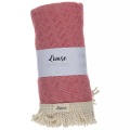 L'Anse - Badetuch Herringbone, One Size, Rot Bunt