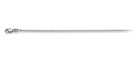 Collier Venezianer Weissgold 750, 1.3mm, 60cm Unisex Silber 60 cm