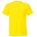 Kurzarm Freizeit Tshirt Herren Gelb XXL