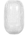 Beliani Blumenvase Bruchglas transparent 28 cm KYRAKALI Vase