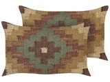 Kissen 2er Set aus Jute Retro MAGURI Kissen 2er Set aus Jute Retro MAGURI