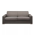 LINEA SOFA - Schlafsofa 4Sitzer Stoff CALITO Liegefläche Matratzen, One Size, Anthrazit