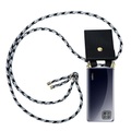 Handy Kette für Oppo A92s Silikon mit Gold Ringen