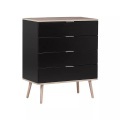 Kommode Schrank Mit Schubladen Aus Faserplatte Skandinavisch Walpi Unisex ONE SIZE