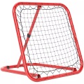 HOMCOM - Fußball Rebounder, One Size, Rot