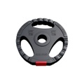 Gorilla sports, Gripper Kunststoff Hantelscheiben 1,25 - 15 Kg Unisex Schwarz 5 kg