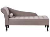Chaiselongue aus Samtstoff Retro PESSAC Chaiselongue aus Samtstoff Retro PESSAC
