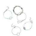 Multi Armband Poliert Unisex Silber ONE SIZE