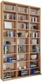 Holz CD DVD Standregal Bücherregal Medienregal Raumteiler Deko Regal Megosa XL Holz CD DVD Standregal Bücherregal Medienregal Raumteiler Deko Regal Megosa XL
