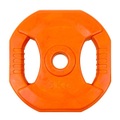 Gladiatorfit, GladiatorFit Gewichtsscheibe Pump Gummibeschichtung und Griffe Ø 31mm : 5 KG Gewichtsscheibe