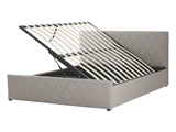 Beliani, Bett mit Lattenrost aus Kunstleder Modern ROCHEFORT Bett mit Lattenrost aus Kunstleder Modern ROCHEFORT