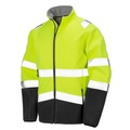 Safeguard Mens Printable Safety Softshell Jacke Herren Gelb Bunt M