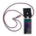 Handy Kette für Samsung Galaxy A70 A70s Silikon mit Gold Ringen
