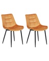 Esszimmerstuhl aus Samtstoff Modern MELROSE Esszimmerstuhl aus Samtstoff Modern MELROSE