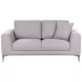 Beliani - 2 Sitzer Sofa aus Stoff Minimalistisch REINEN, One Size, Taubengrau