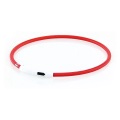 Universal-Leuchthalsband Plus D=7mm rot