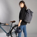 ELOPS, Doppel-fahrradtasche Rucksack Für Gepäckträger 27 Liter Dunkelgrau Unisex Grau