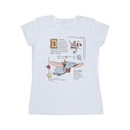 Dumbo Story Book Page Tshirt Damen Weiss S