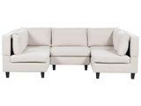 Beliani, Modulsofa aus Polyester Modern UNSTAD Modulsofa aus Polyester Modern UNSTAD
