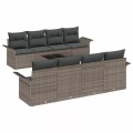 VidaXL - Garten-sofa poly-rattan, One Size, Grau