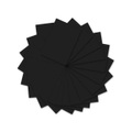 URSUS Tonzeichenpapier A4, 130 g/m², 100 Blatt, Schwarz