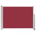 vidaXL Ausziehbare Seitenmarkise 80×300 cm Rot