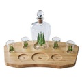 Dekanter-Set mit Karaffe, Tablett und Glas - 84 cl Dekanter-Set mit Karaffe, Tablett und Glas - 84 cl