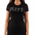 KISS - TShirt Verziert, für Damen, Schwarz, Größe XXL