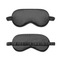 Satin Schlafmaske Schwarz Unisex Schwarz ONE SIZE
