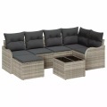 VidaXL - Sofa für draußen poly-rattan, One Size, Grau