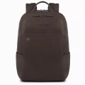 Piquadro Black Square Laptop-Rucksack in Dunkelbraun