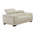 Ledersofa 2Sitzer Elfenbein MACELO Ledersofa 2Sitzer Elfenbein MACELO