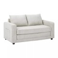 Vente-unique - Sofa 2-Sitzer mit Schlaffunktion - Cord - Beige - MIRTO, One Size