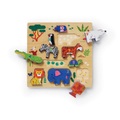 Wood Puzzle, 123 Zoo Multicolor
