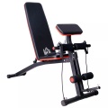 Northio - Multifunktion Hantelbank Kraftstation mit Feder Booster Trainingsbank Gewicht bis 120kg Schwarz 54 x 160 106 cm, One Size