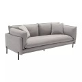 Vente-unique - Sofa 3-Sitzer - Stoff - Grau - CORFINO, One Size