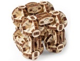 Ugears - Konstruktionsspiel 3D Flexi Cube - 144 Teile - Beige