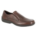 Freizeitschuhe, Leder Herren Braun 42