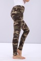 Hose Wr.up Skinny Mit Tiefem Bund Und Camouflage-optik Damen Militärgrün M