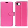 Cover-Discount - iPhone 16e Leder Etui Hülle, Pink