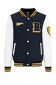 WE Fashion, Jungen-bomberjacke Mit Stickereien Jungen Marine 134/140