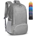 Only-bags.store, Leichter Faltbarer Rucksack-packbare Rucksäcke, Kleine Faltbare Rucksäcke Wanderrucksack Wasserdicht Unisex Grau ONE SIZE