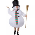 Aufblasbares Kostüm Schneemann Weiss