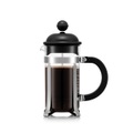 BODUM, Kaffeebereiter mit Kunststoffdeckel CAFFETTIERA 0.35 L Schwarz Kaffeebereiter mit Kunststoffdeckel CAFFETTIERA 0.35 L Schwarz